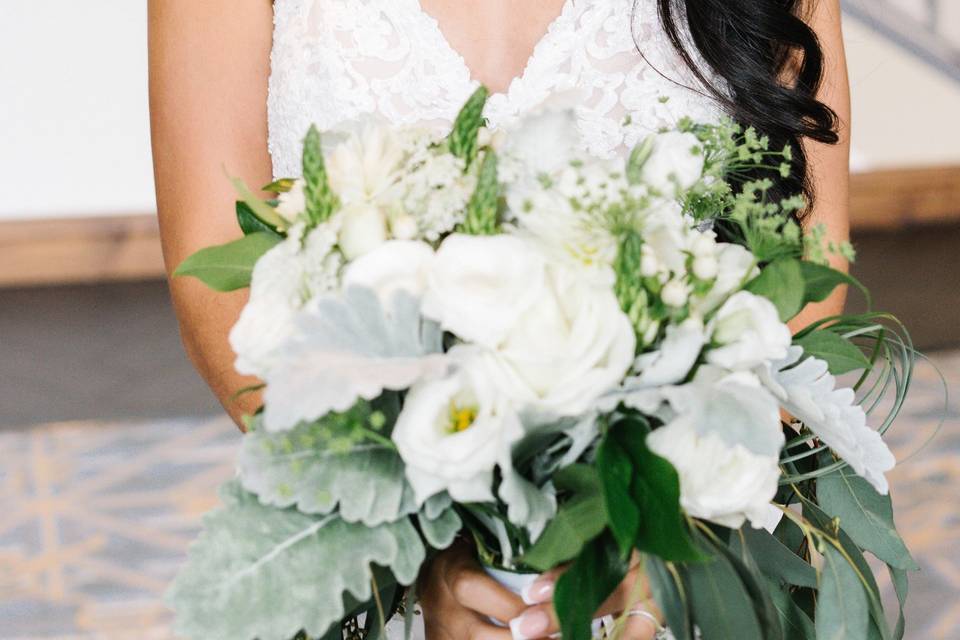 Bride Getting Ready