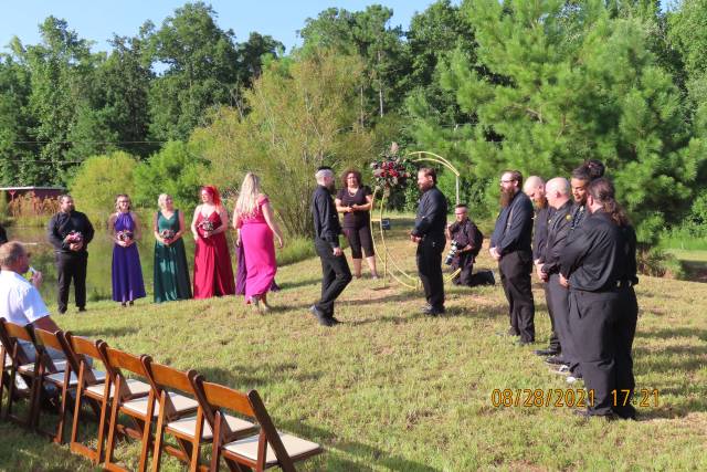 Farm outdoor ceremony