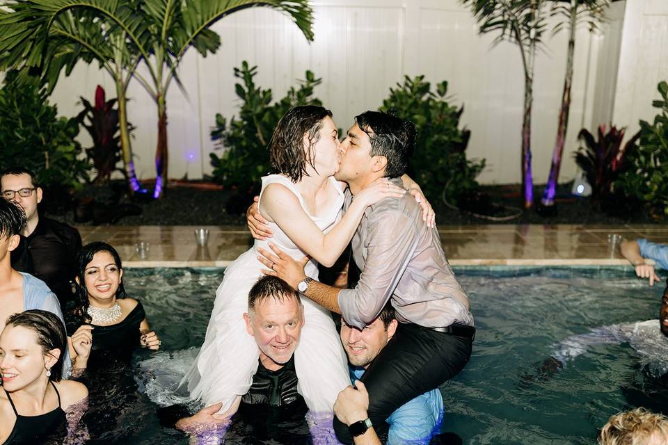 The After Party Pool Kiss