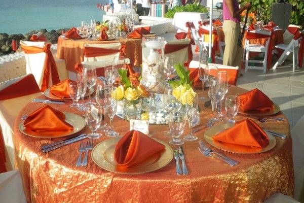 Wedding Dinner by the Beach