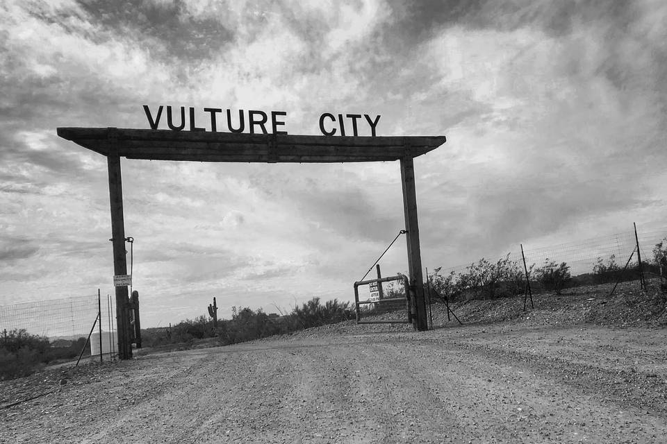 Arriving at Vulture City