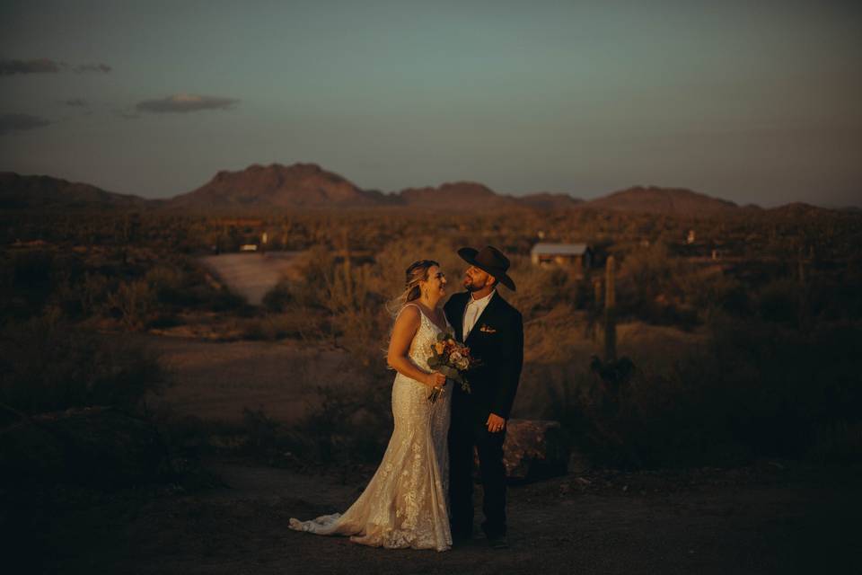 Stunning desert backdrop