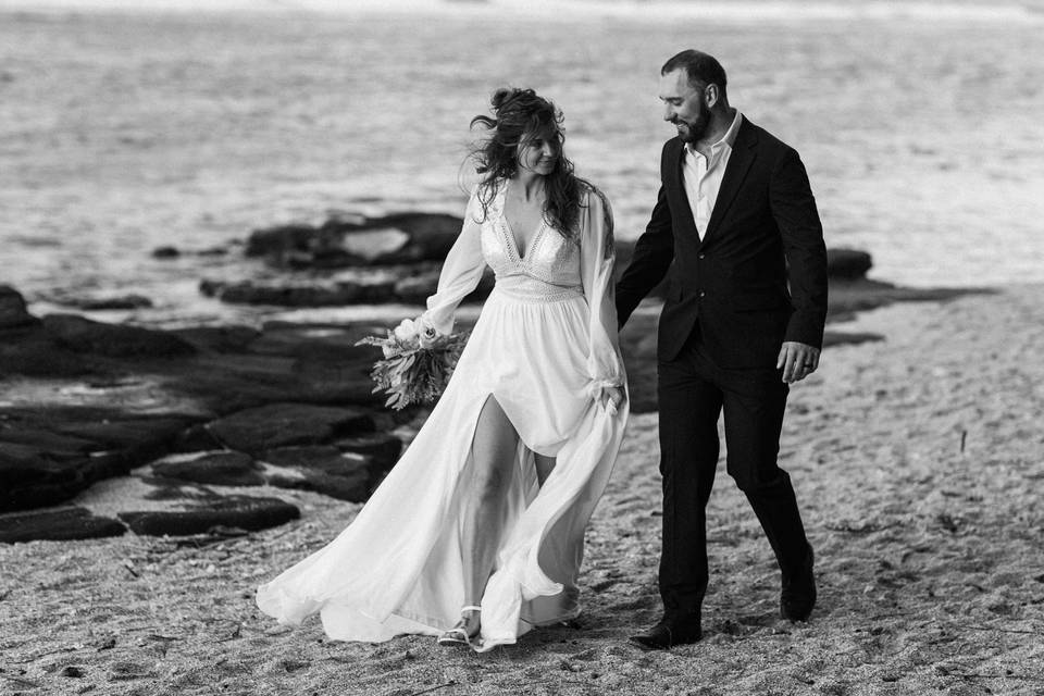 Kauai, Hawaii Beach Wedding