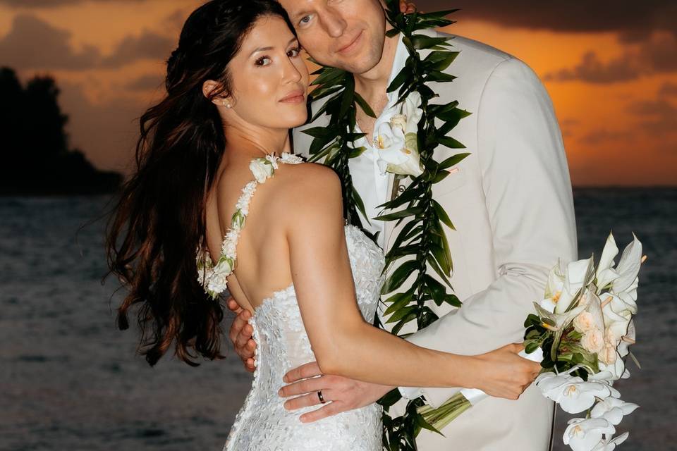 Kauai, Hawaii Beach Wedding