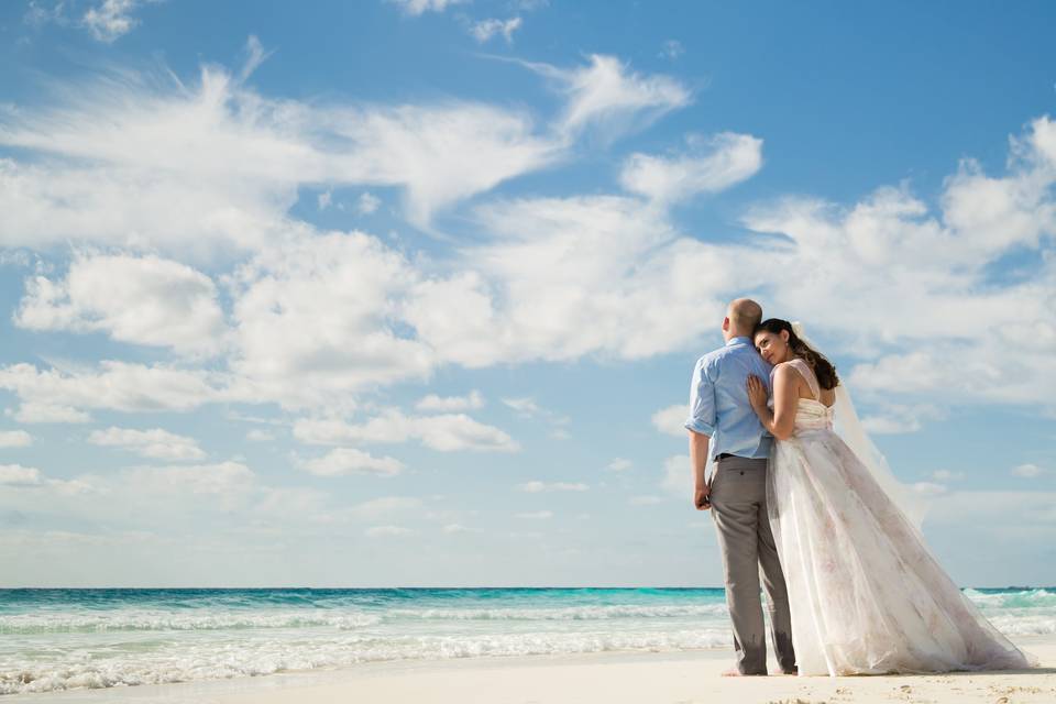 Romantic Wedding in Cancun