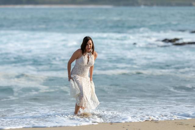 Carmel beach wedding