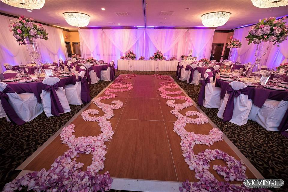 The ballroom-Purple theme