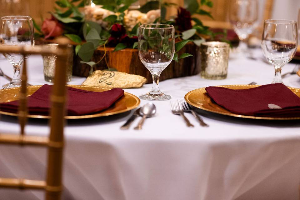 Beautiful December Reception