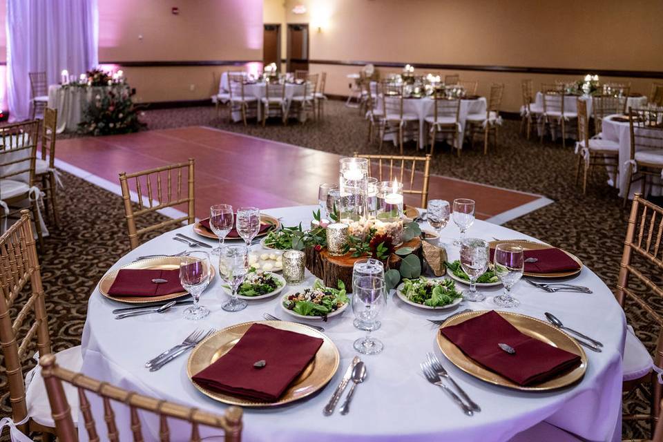 Beautiful December Reception