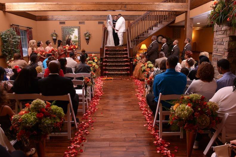 Ceremony on the staircase