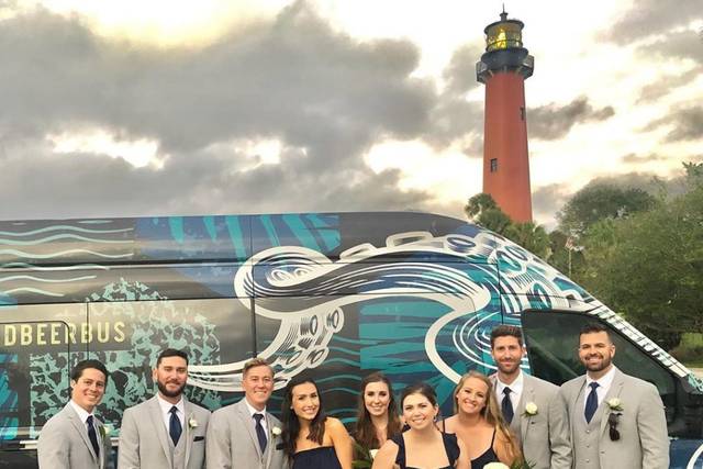 Wedding party photo