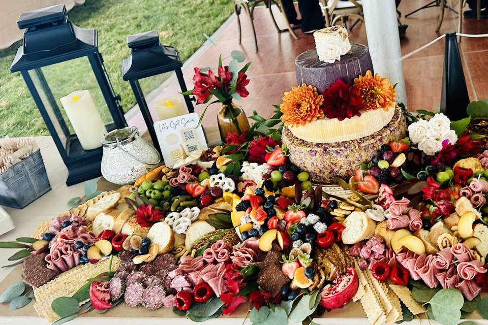 Fall wedding graze