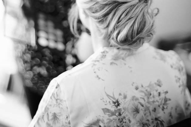 Romantic updo