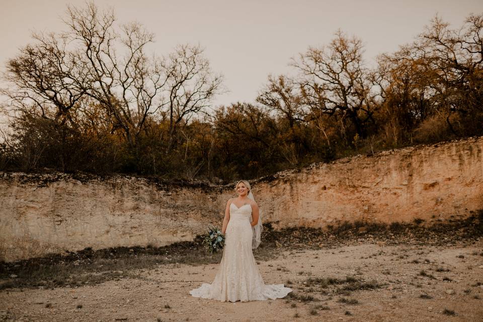 Hill Country bridal session