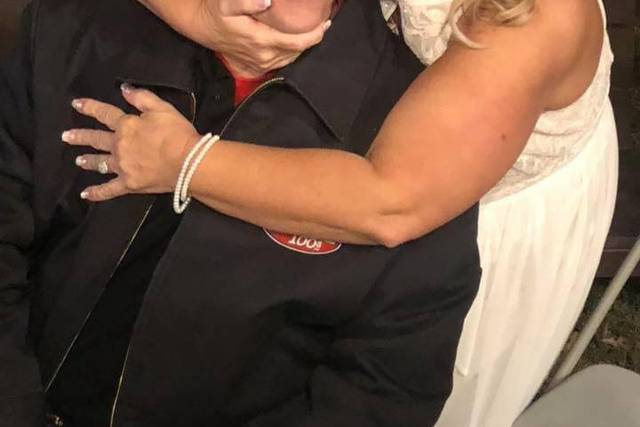Happy bride