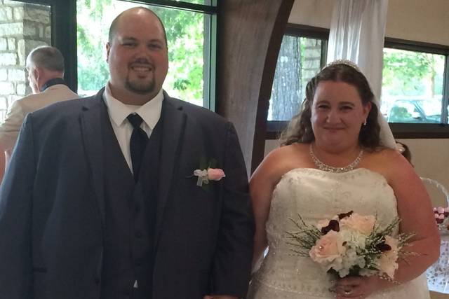 Groom and bride