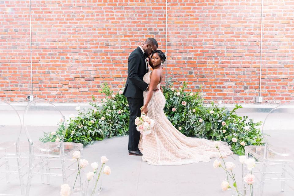 Blushing Loftstyle Wedding