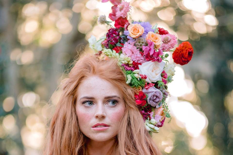 Floral headpiece