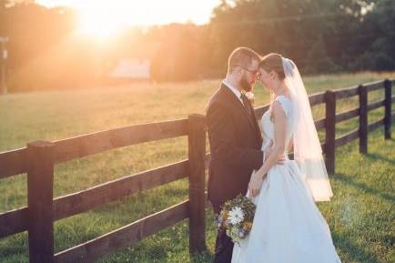 Sunset wedding