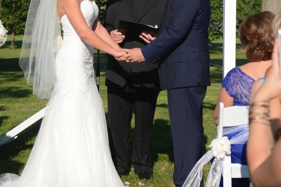 Exchanging vows