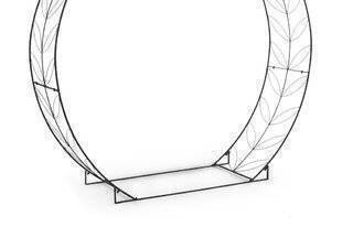 Round Black Iron Arch