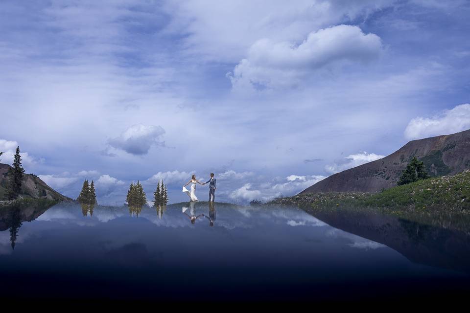 Crested Butte wedding photo