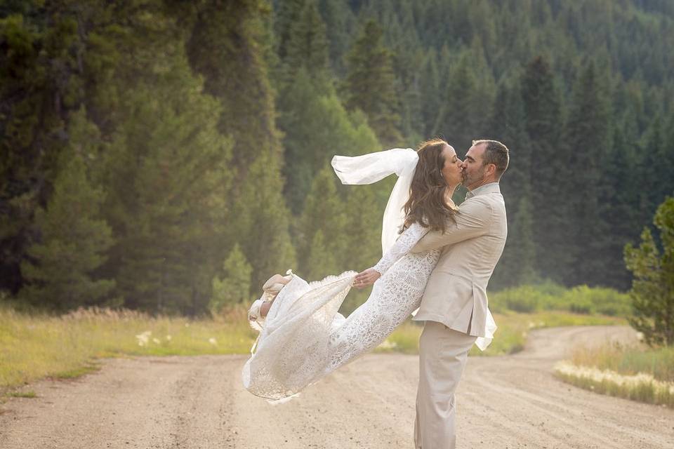 Crested Butte wedding photo