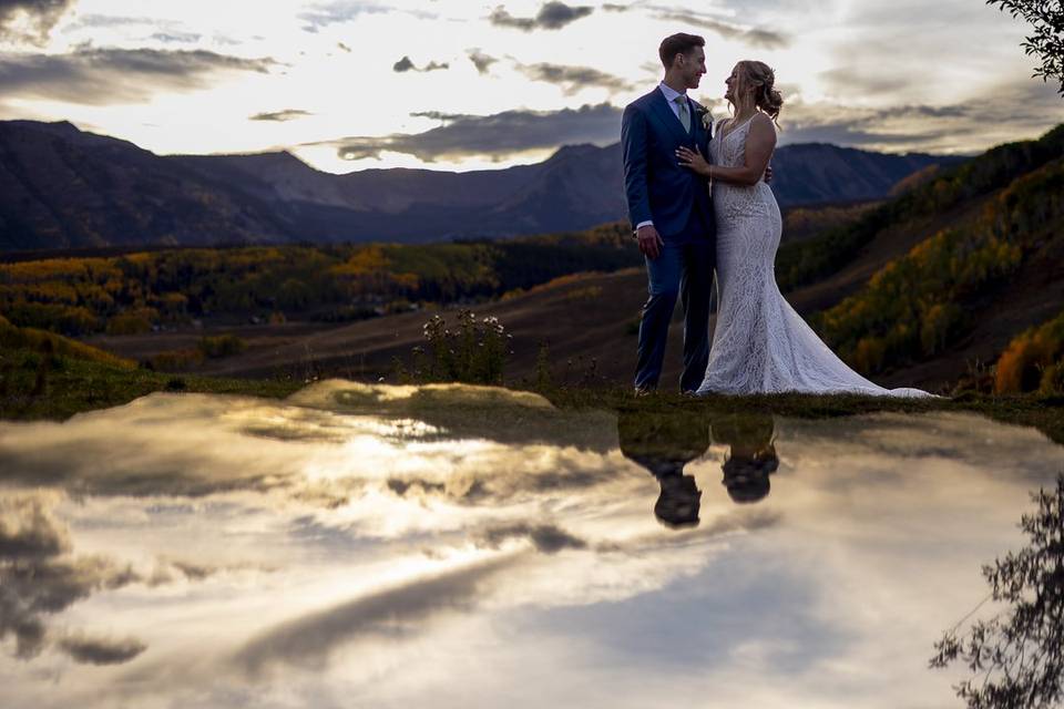 Crested Butte wedding photo