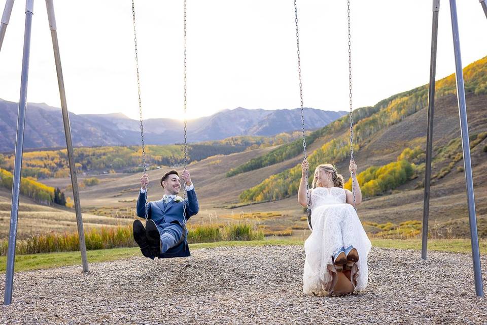 Crested Butte wedding photo