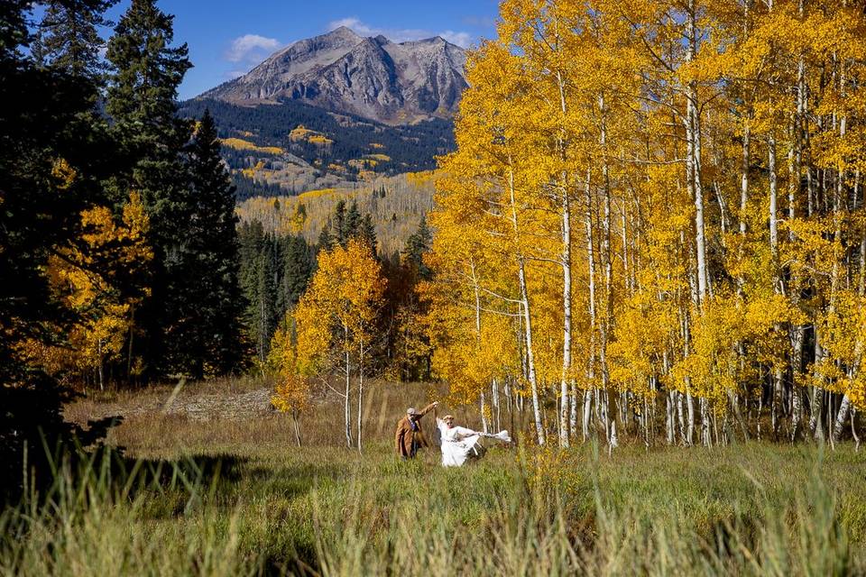 Crested Butte fall wedding