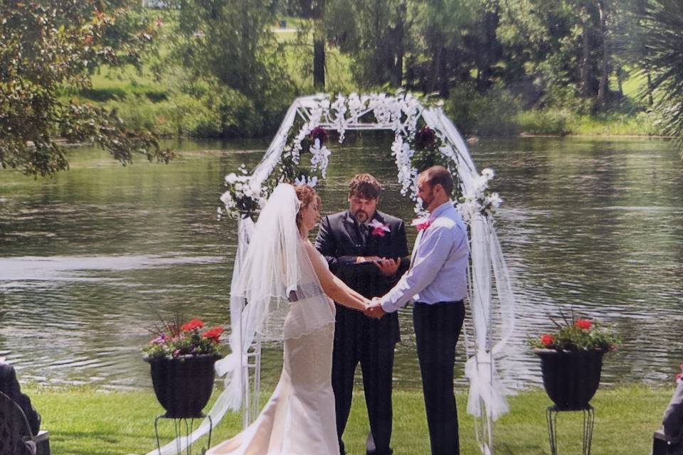 Pond Wedding
