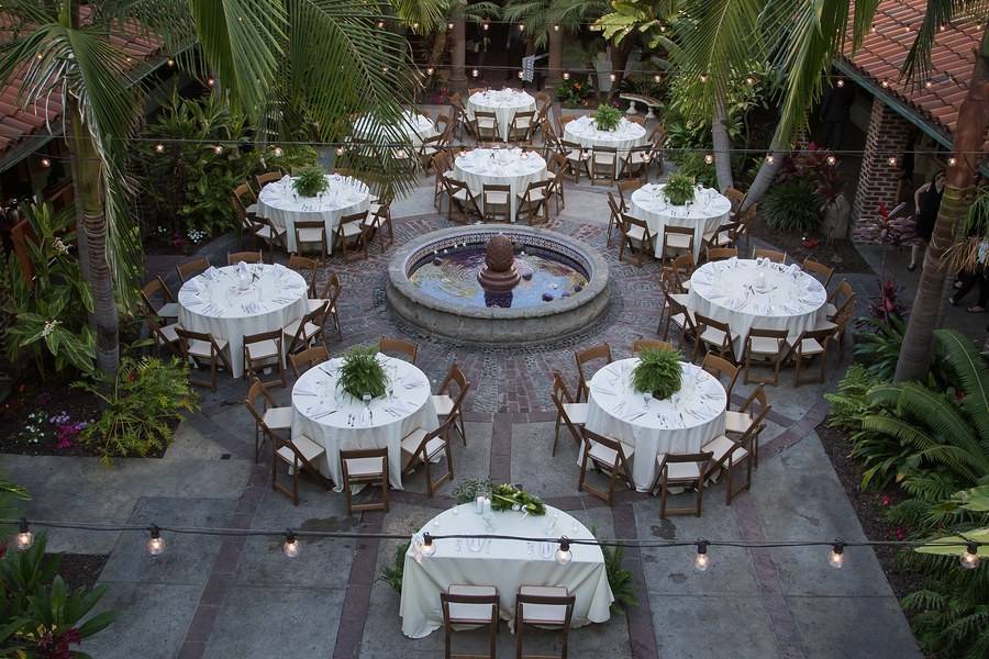 Simple or very detailed the courtyard is a great fit for all events