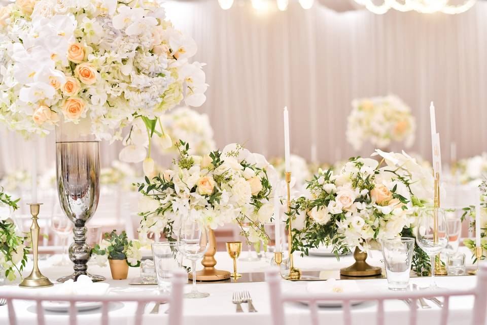 White Theme Wedding