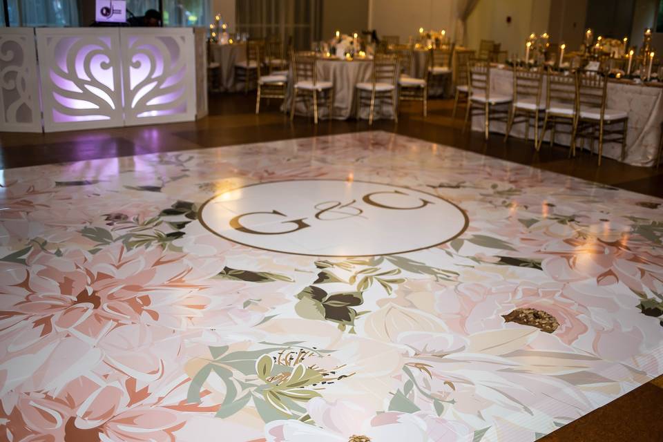Custom dance floor