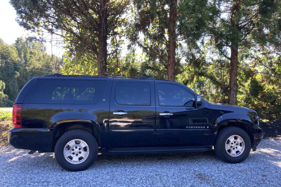 Black Chev.  Suburban