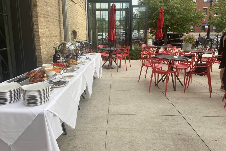 Food Service in Patio
