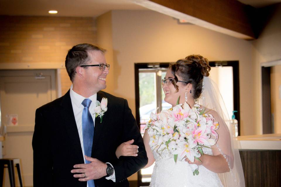 Bride with Father