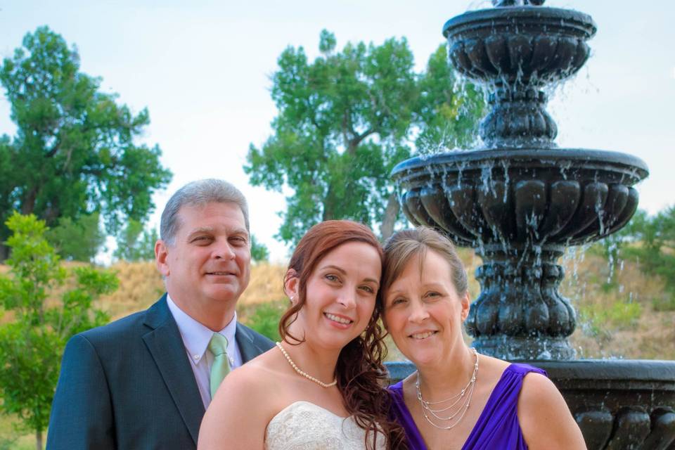 Bride with Parents