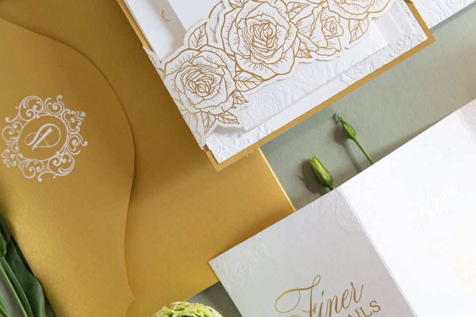 Embossed Florals