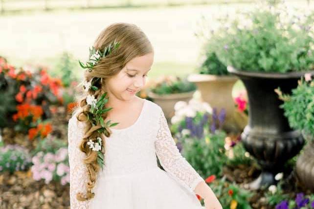 Flower girl glam