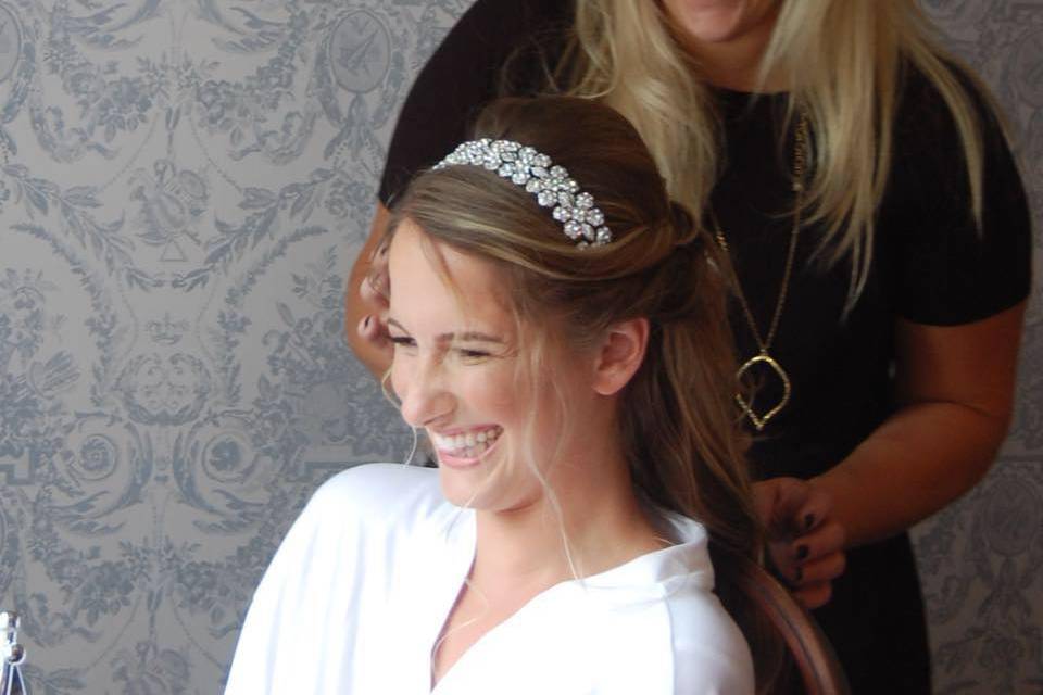 Bridal hair