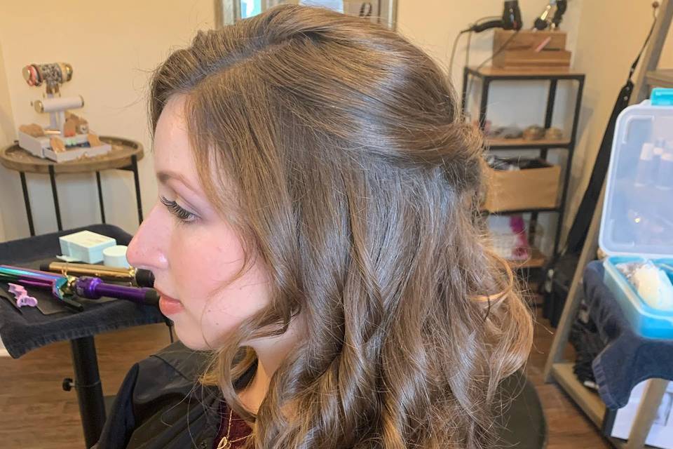 Bridal hair