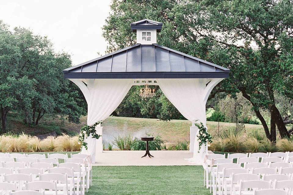 Ceremony setup