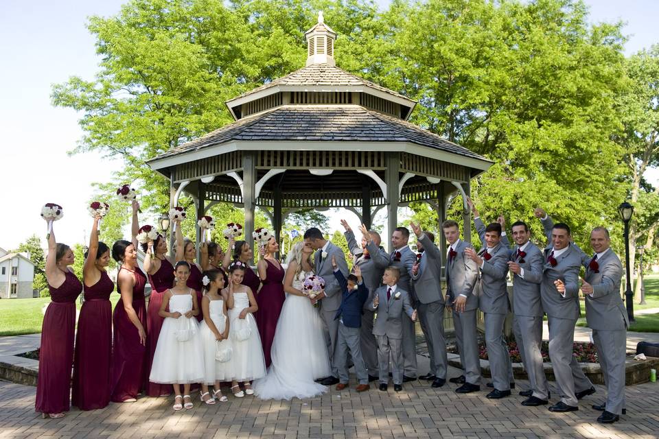 Bridal party video session