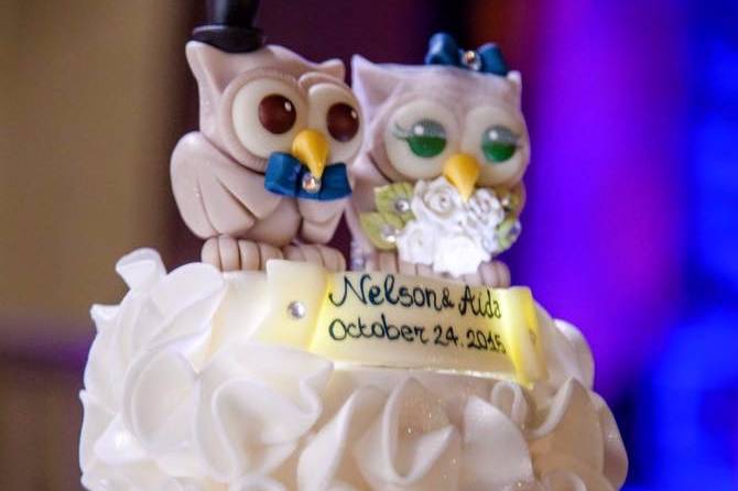 Adorable cake topper