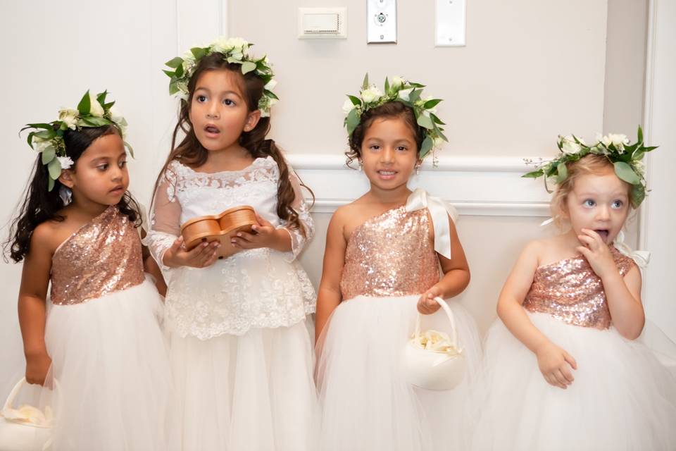 Flower girl crowns