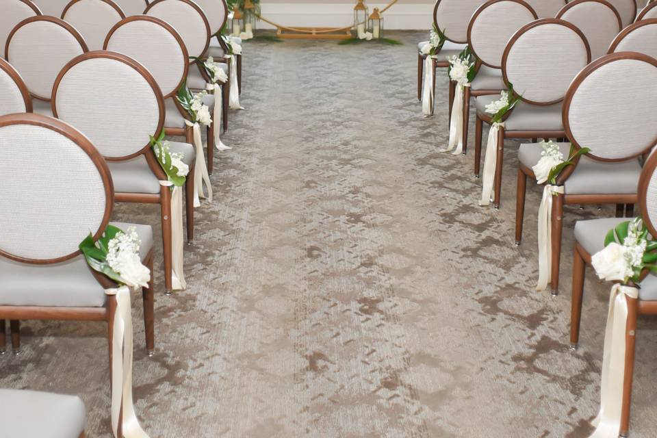 Wedding ceremony decor