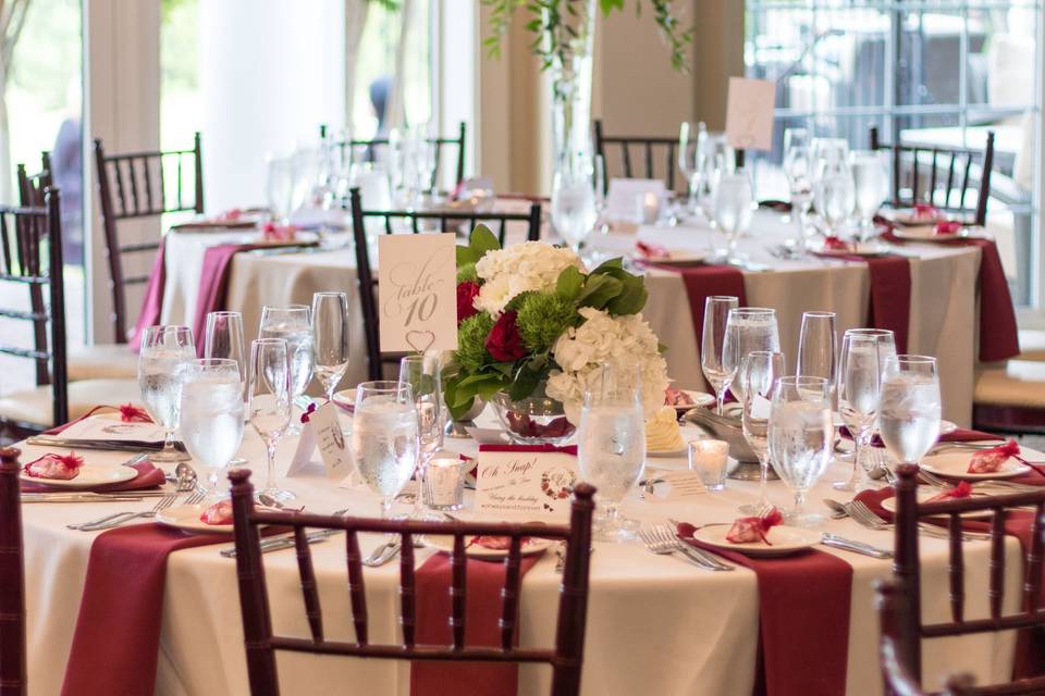 Centerpieces for reception