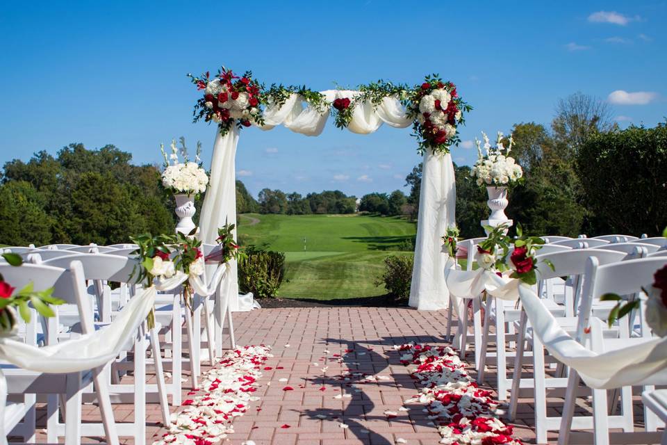 Walking down the aisle