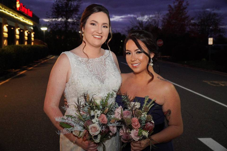 Bride & Maid of Honor